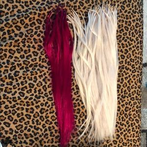 Babe hair extension 18” patsy and dark fuschia